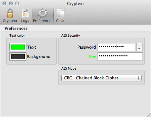  Cryptext Preferences 