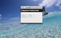  Outguess Preferences Window 