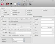 Yang Preferences Window 